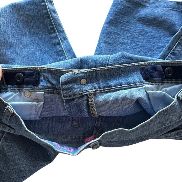 The Children’s Place Girls Light Blue Denim Adjustable Jeans - Picture 5 of 8
